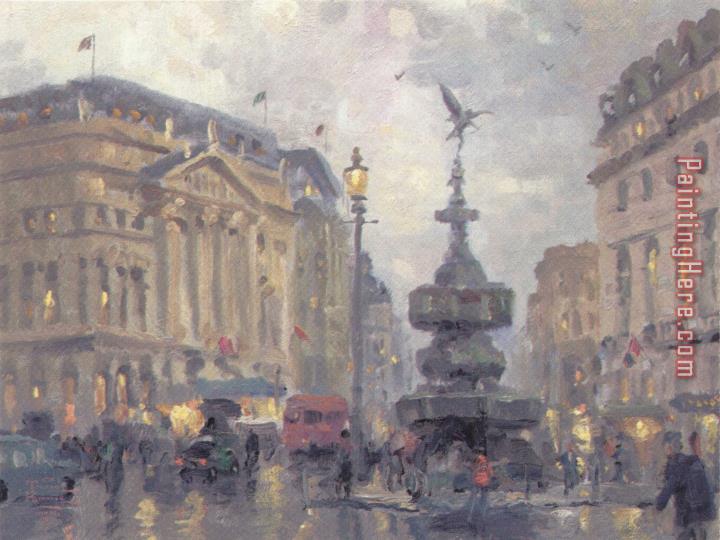 Thomas Kinkade Piccadilly Circus